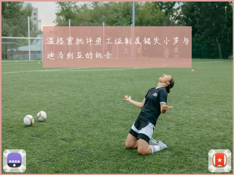 温格曾批评劳工证制度错失小罗与迪马利亚的机会
